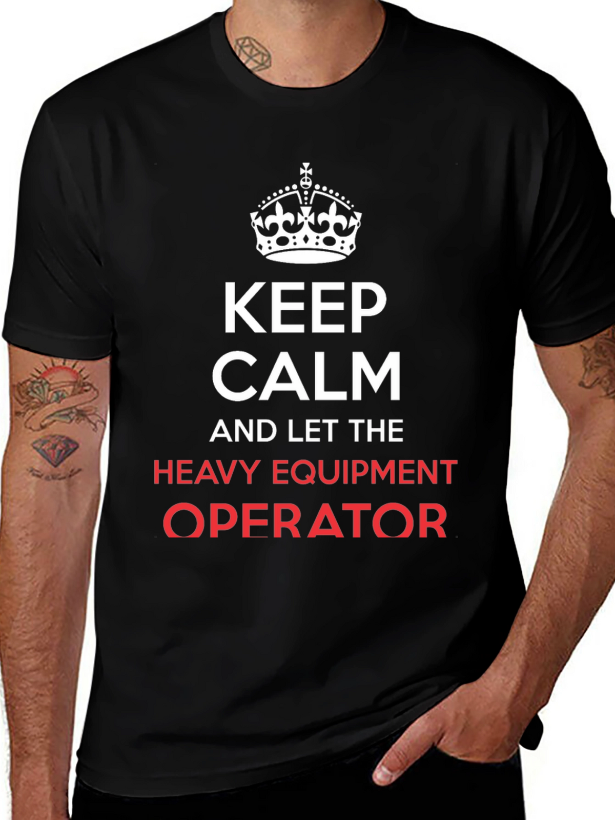 Keep Calm Heavy Equipment Operator T-Shirt