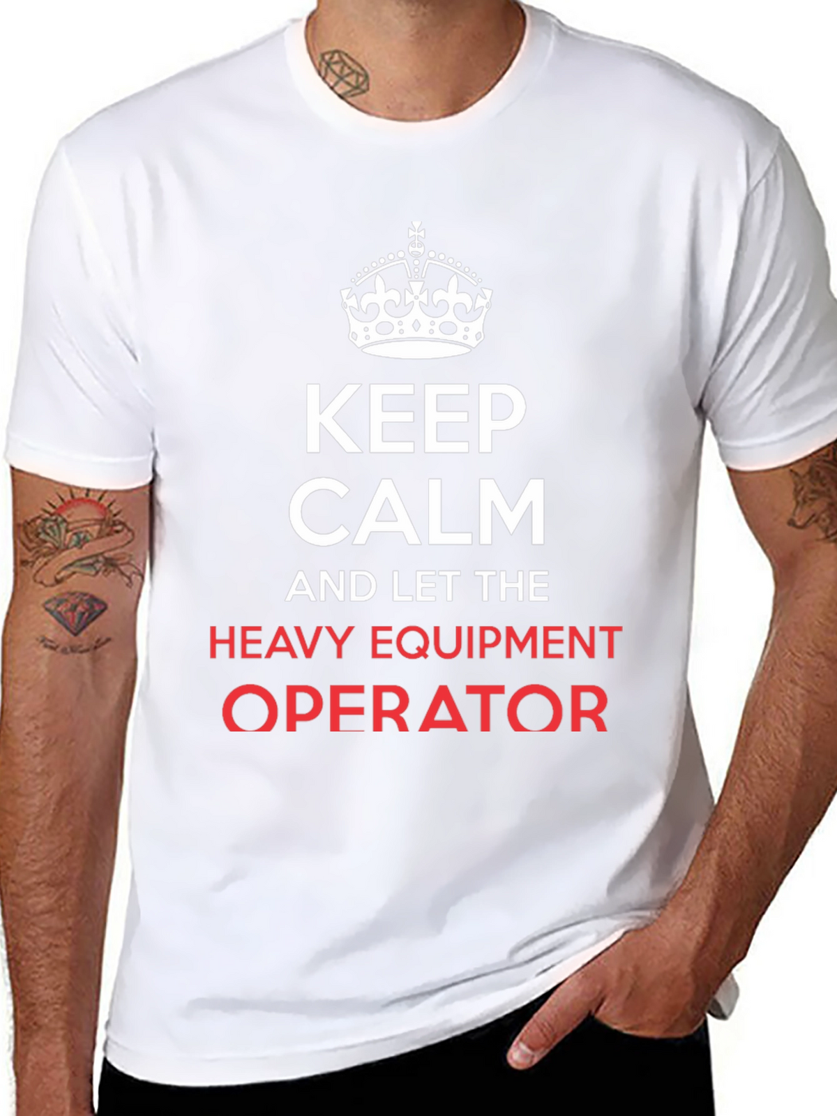 Keep Calm Heavy Equipment Operator T-Shirt