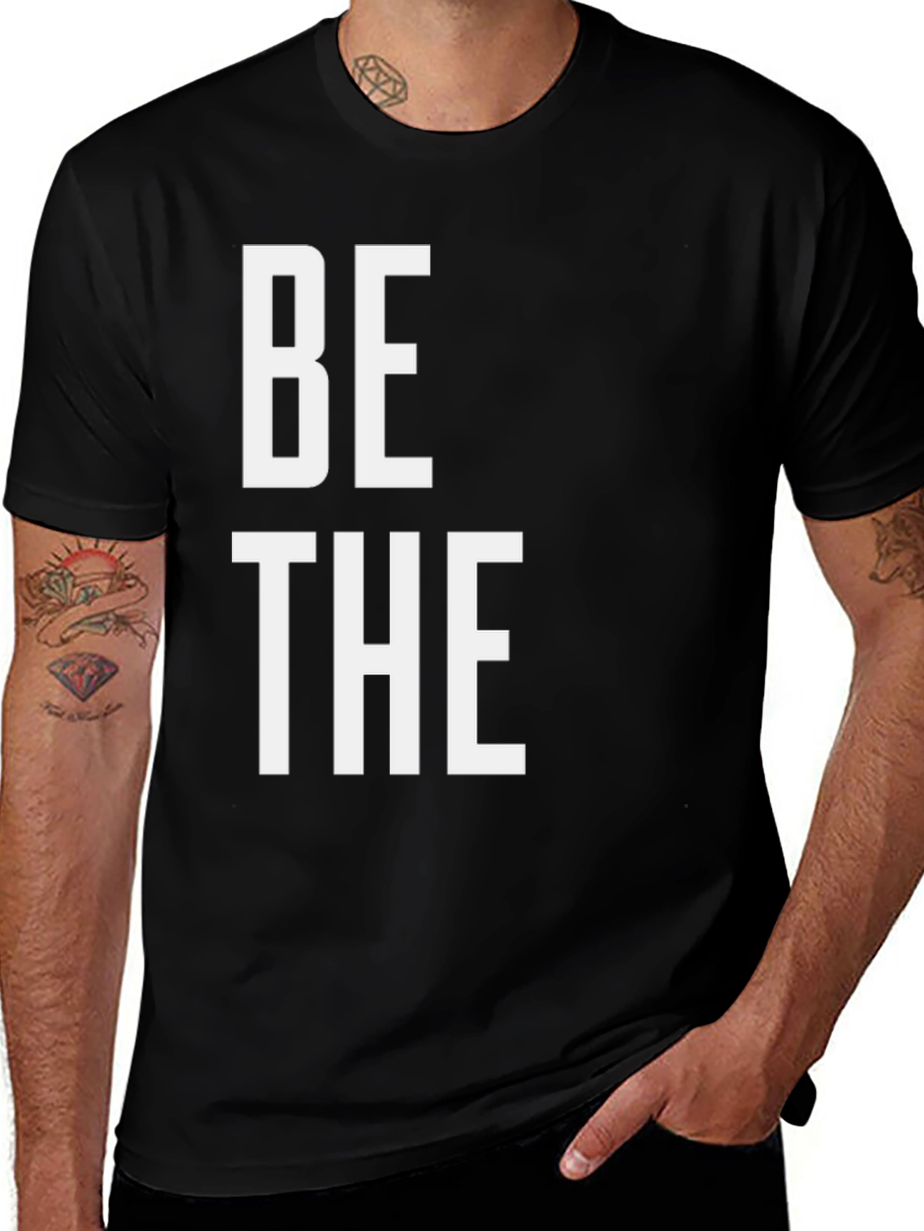 Be The Inspiration Black Graphic Tee