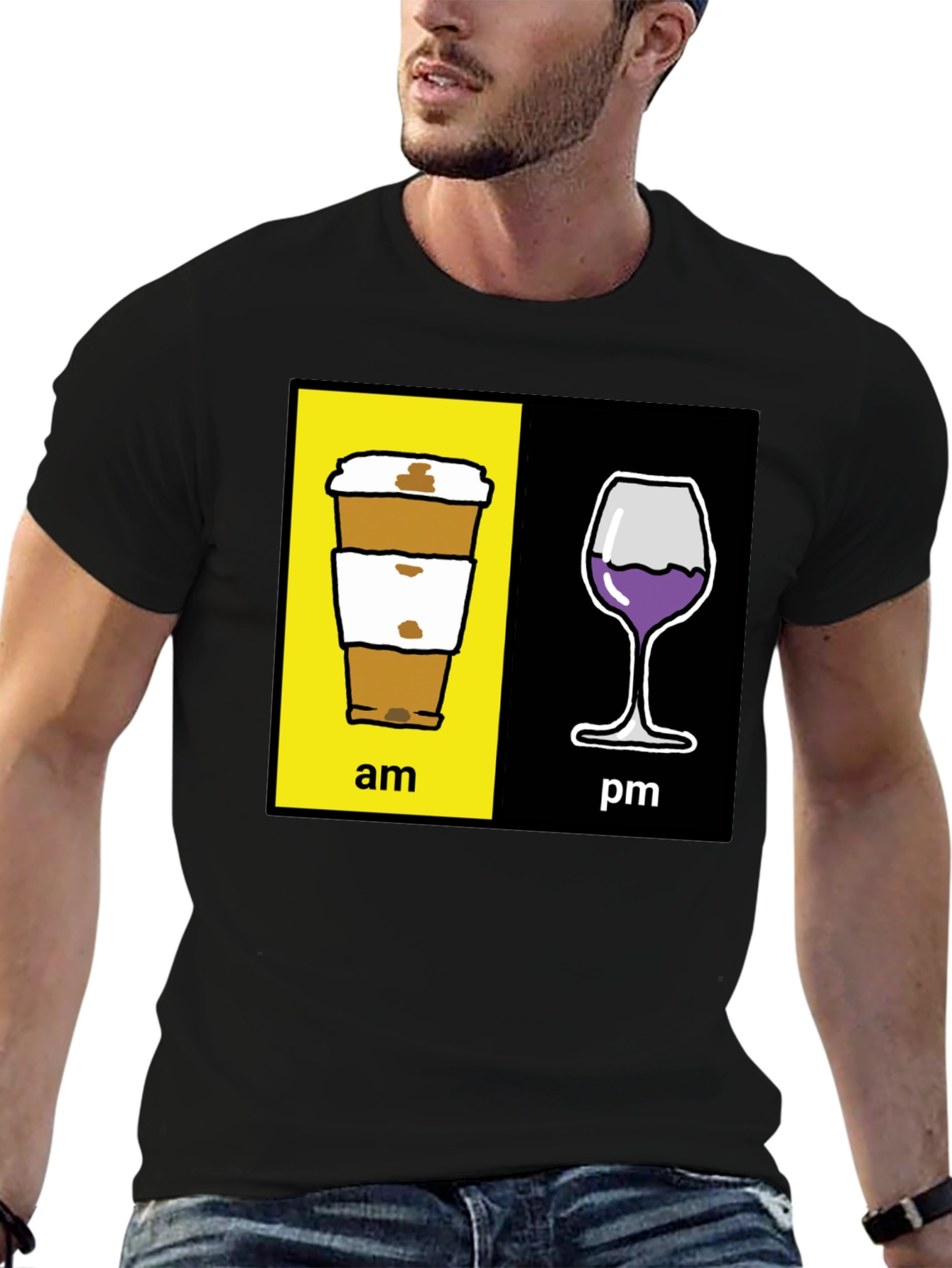Am/Pm Graphic Tee