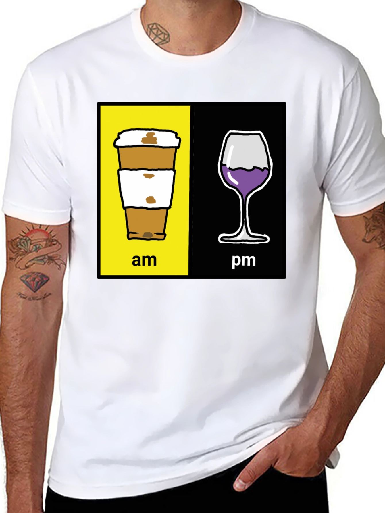 Am/Pm Graphic Tee