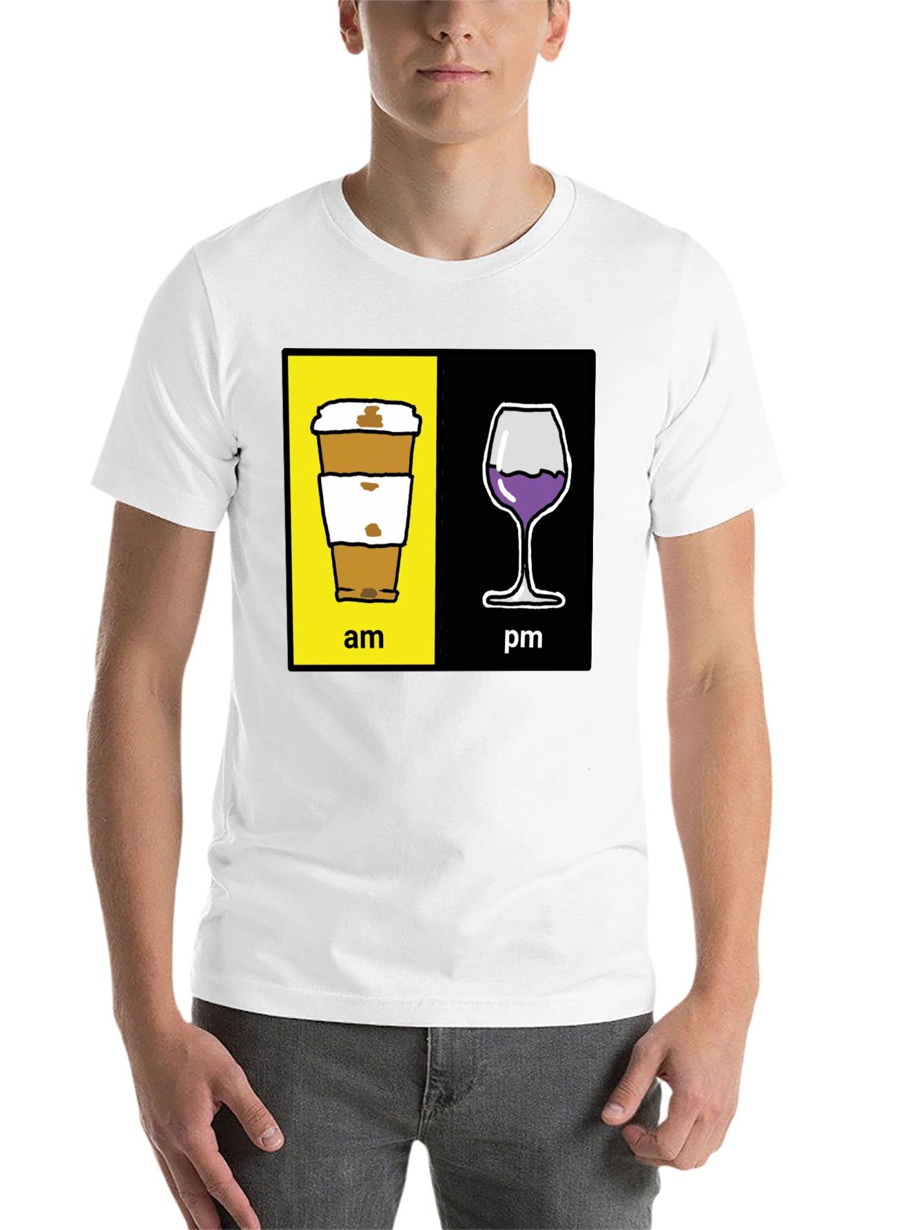 Am/Pm Graphic Tee