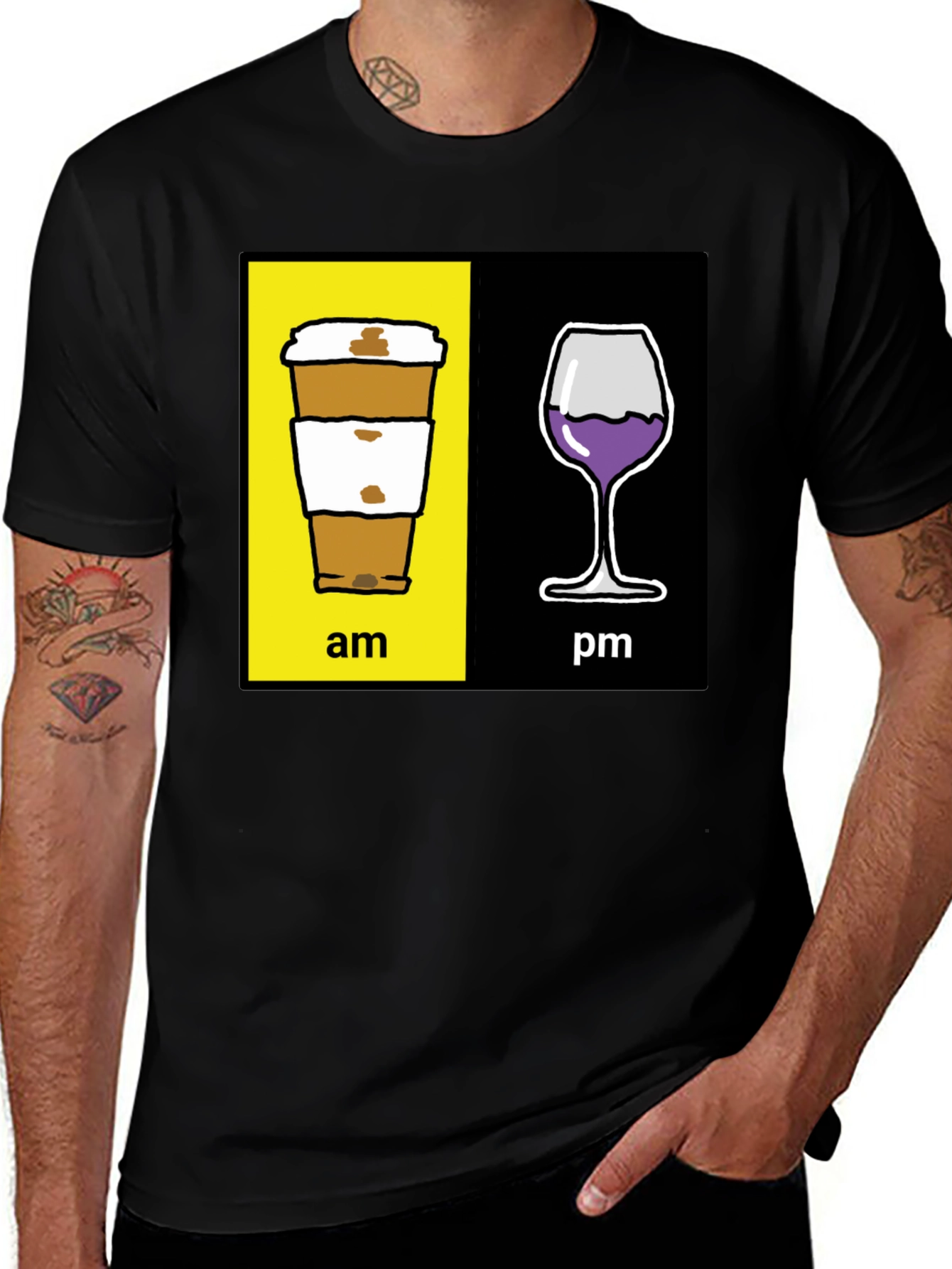 Am/Pm Graphic Tee