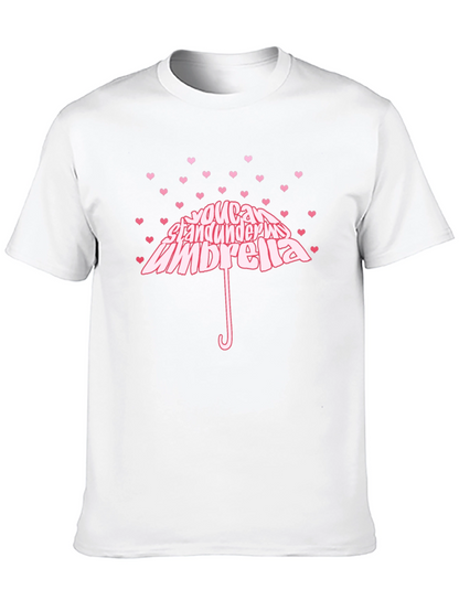 Heart You Can Stand Under My Umbrella Black T-Shirt