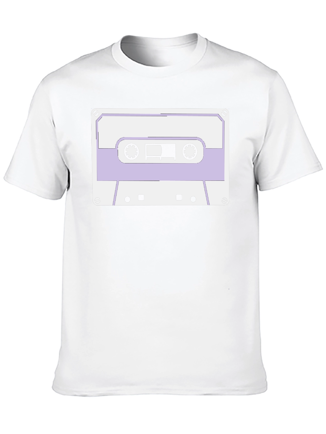 Retro Cassette Tape Graphic Tee - Black