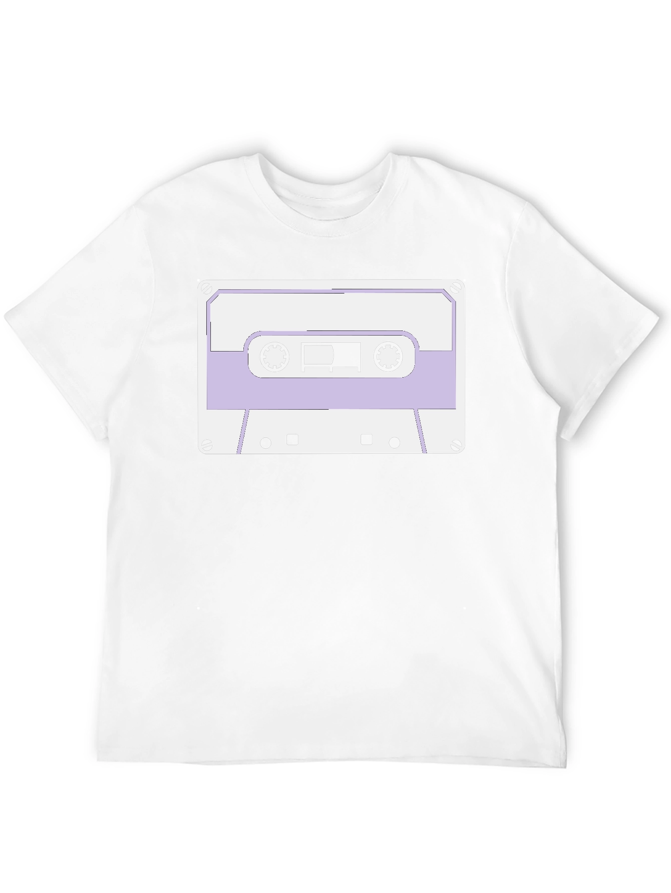 Retro Cassette Tape Graphic Tee - Black