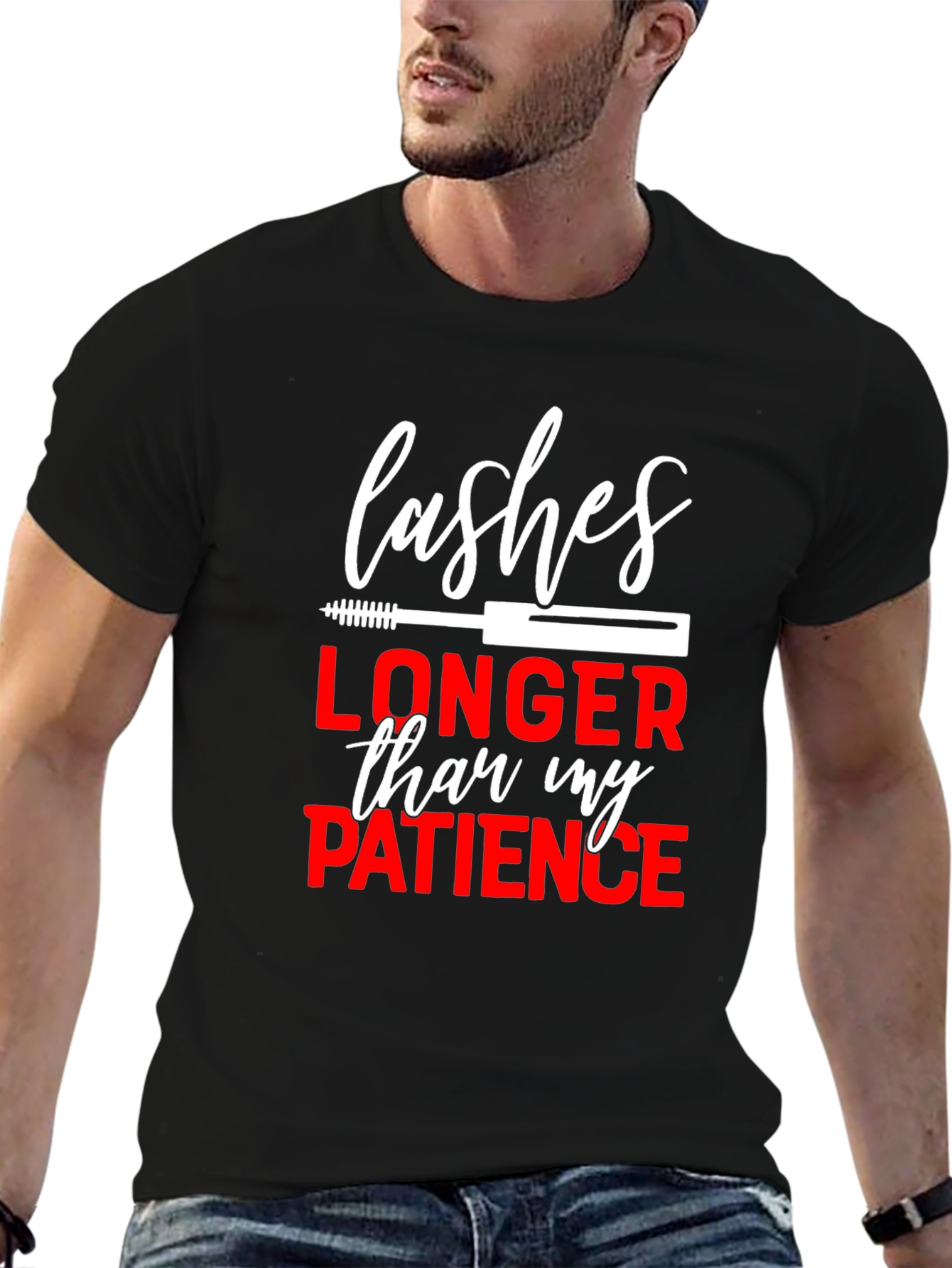 Lashes Longer Than My Patience Graphic Tee
