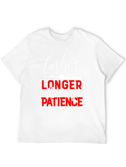 Lashes Longer Than My Patience Graphic Tee