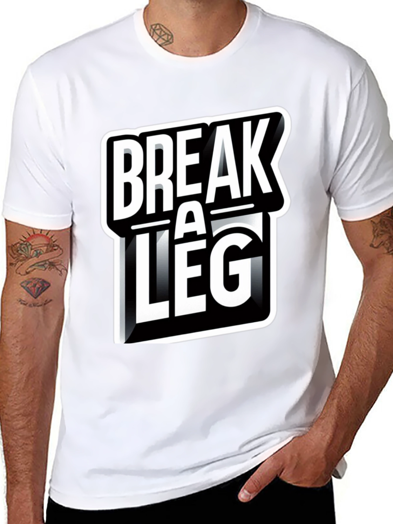 Break A Leg Graphic Tee