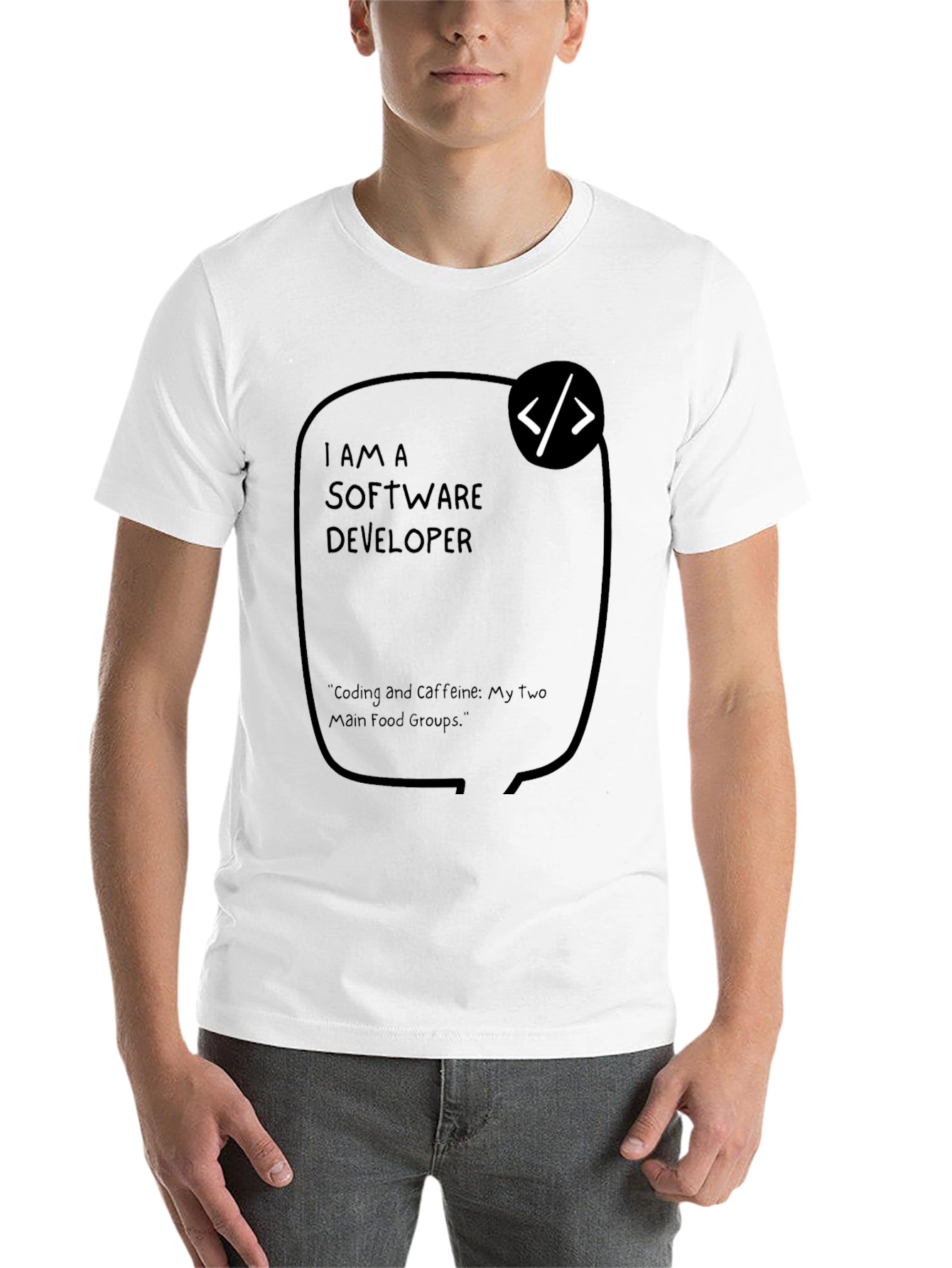 Software Developer Coding and Caffeine T-Shirt