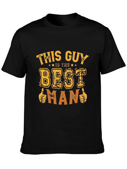 Best Man T-Shirt Funny Wedding Party Tee
