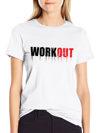 Workout Graphic Print T-Shirt