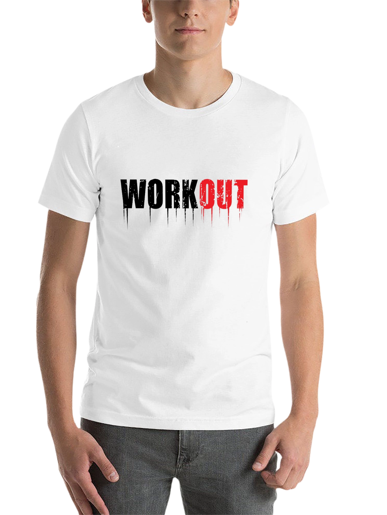 Workout Graphic Print T-Shirt