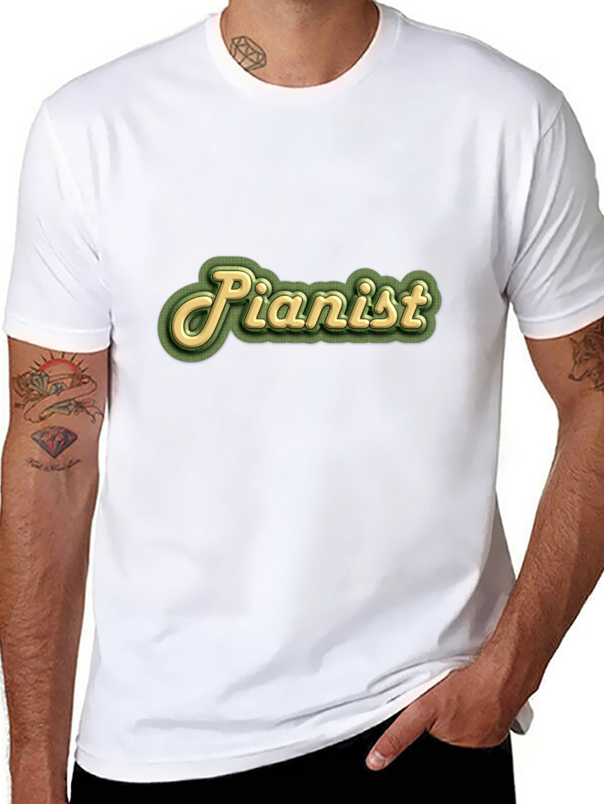 Pianist Graphic Tee - Stylish & Comfortable