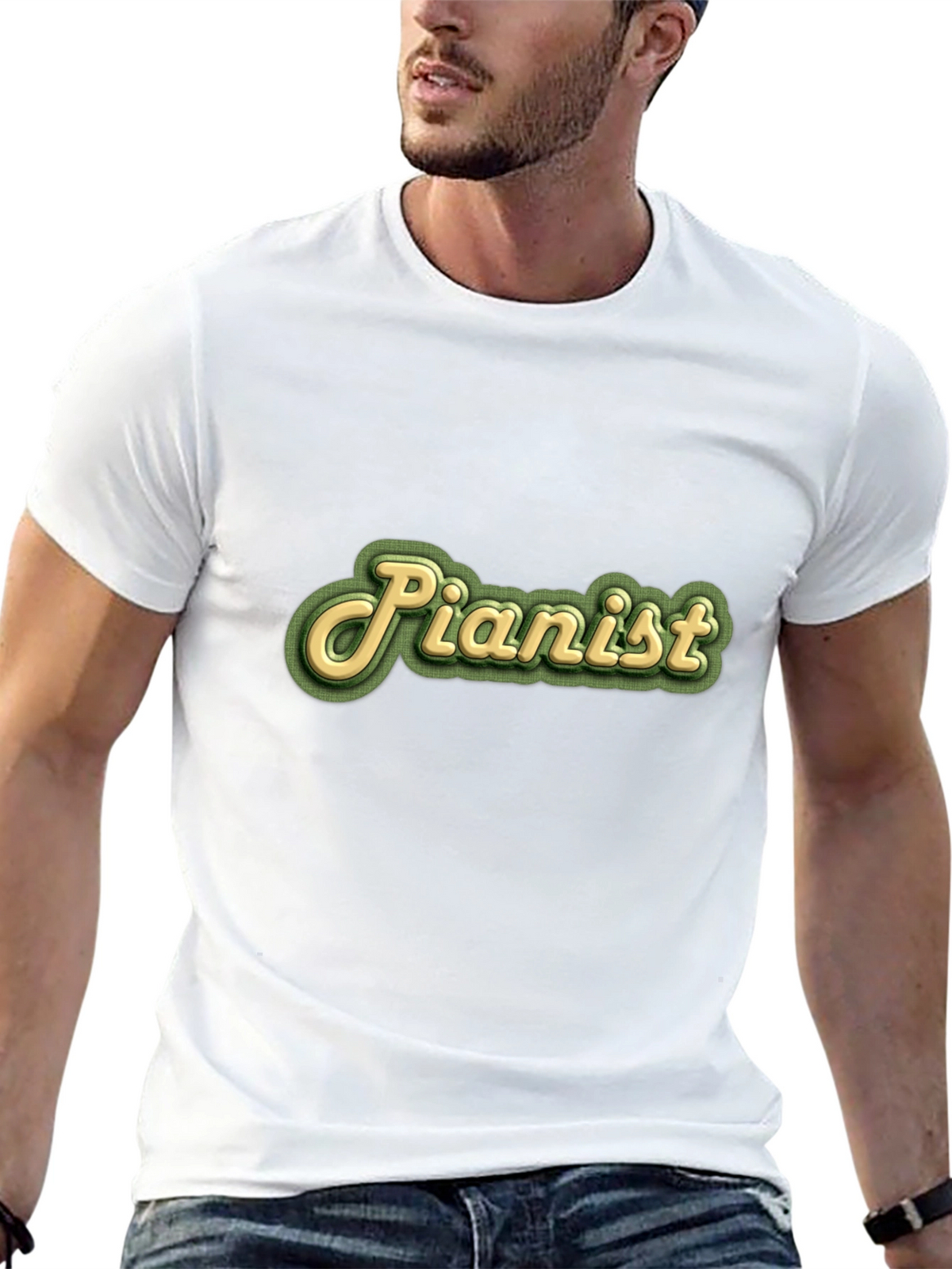 Pianist Graphic Tee - Stylish & Comfortable