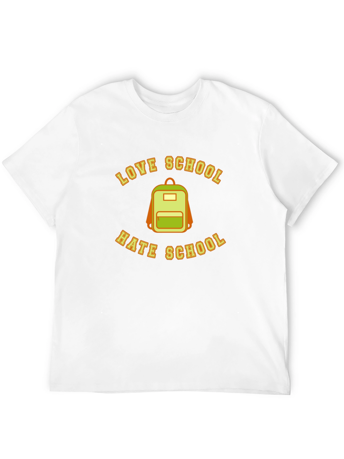 Love Hate School Backpack T-Shirt