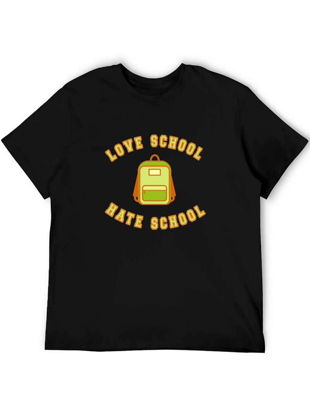 Love Hate School Backpack T-Shirt