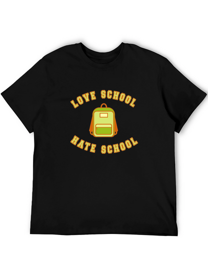 Love Hate School Backpack T-Shirt