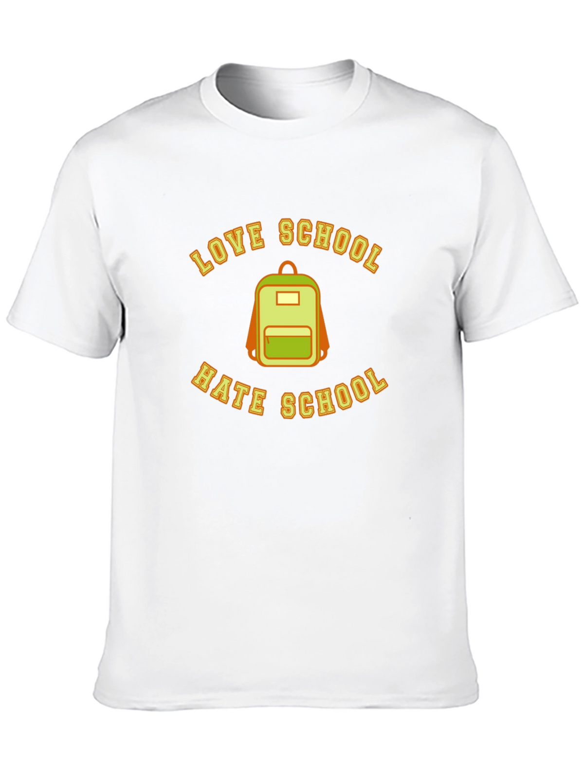 Love Hate School Backpack T-Shirt