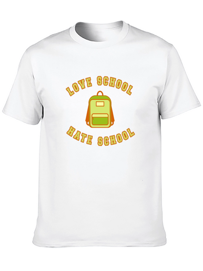 Love Hate School Backpack T-Shirt