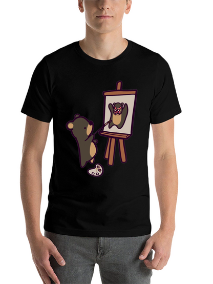Bear Painting Angry Bear T-Shirt