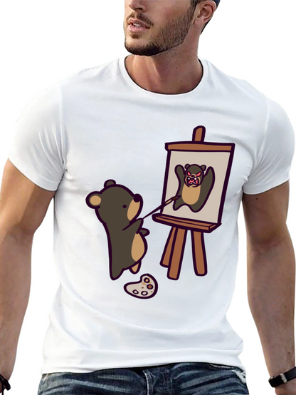 Bear Painting Angry Bear T-Shirt
