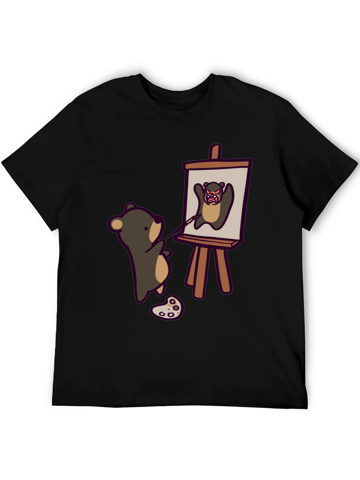 Bear Painting Angry Bear T-Shirt
