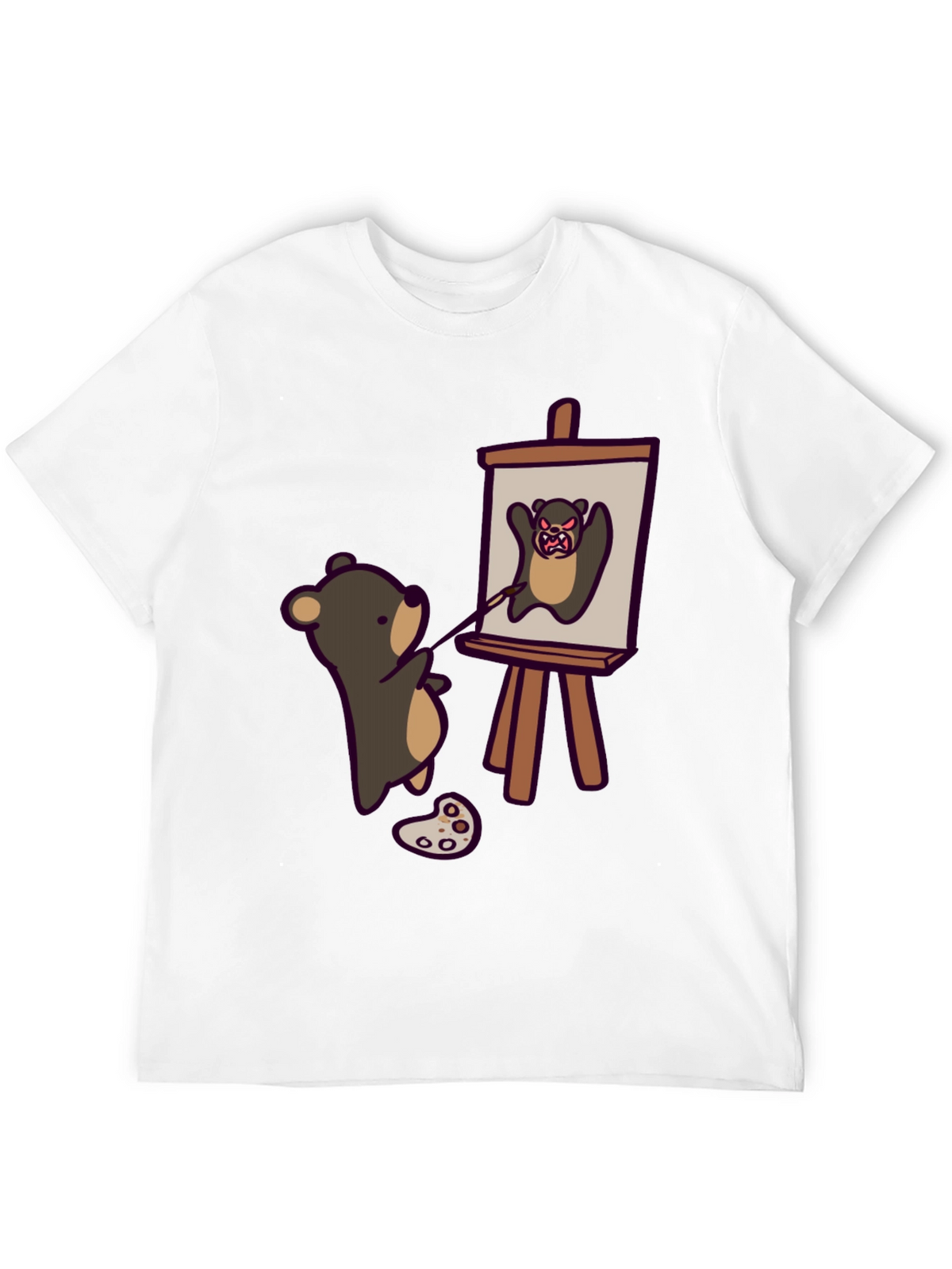 Bear Painting Angry Bear T-Shirt