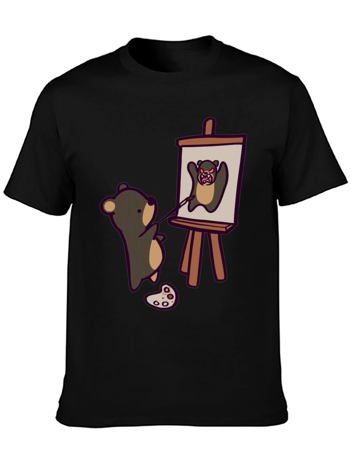 Bear Painting Angry Bear T-Shirt