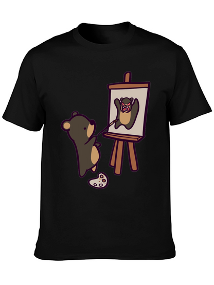 Bear Painting Angry Bear T-Shirt