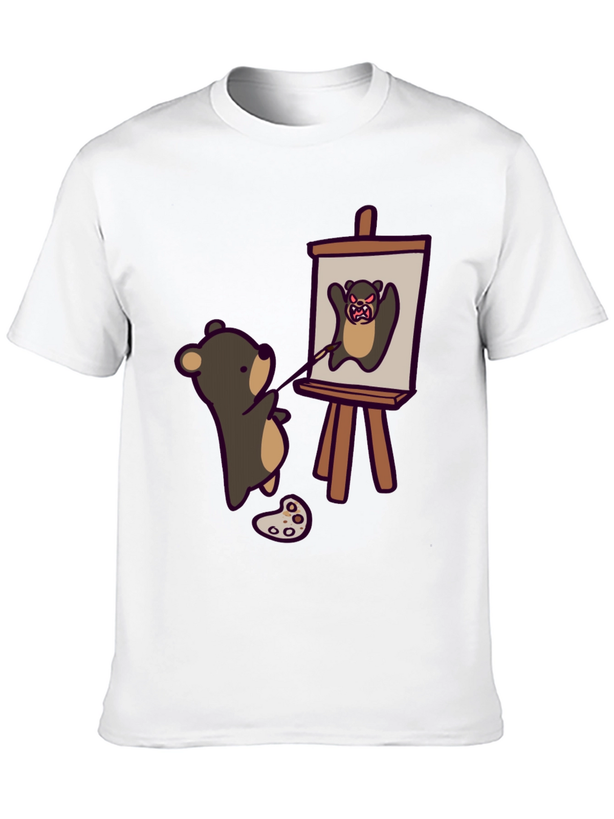 Bear Painting Angry Bear T-Shirt