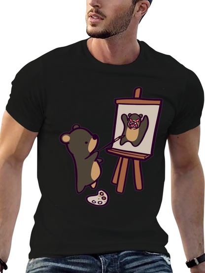 Bear Painting Angry Bear T-Shirt