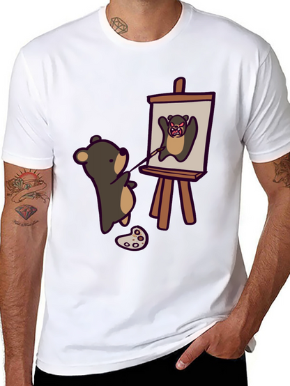 Bear Painting Angry Bear T-Shirt