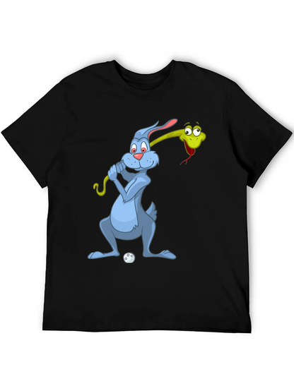 Golfing Rabbit & Snake Tee