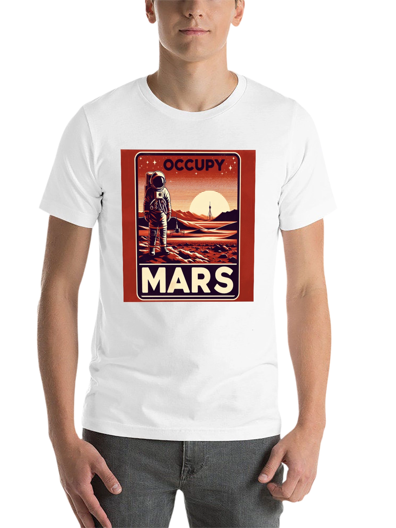 Occupy Mars Graphic T-Shirt