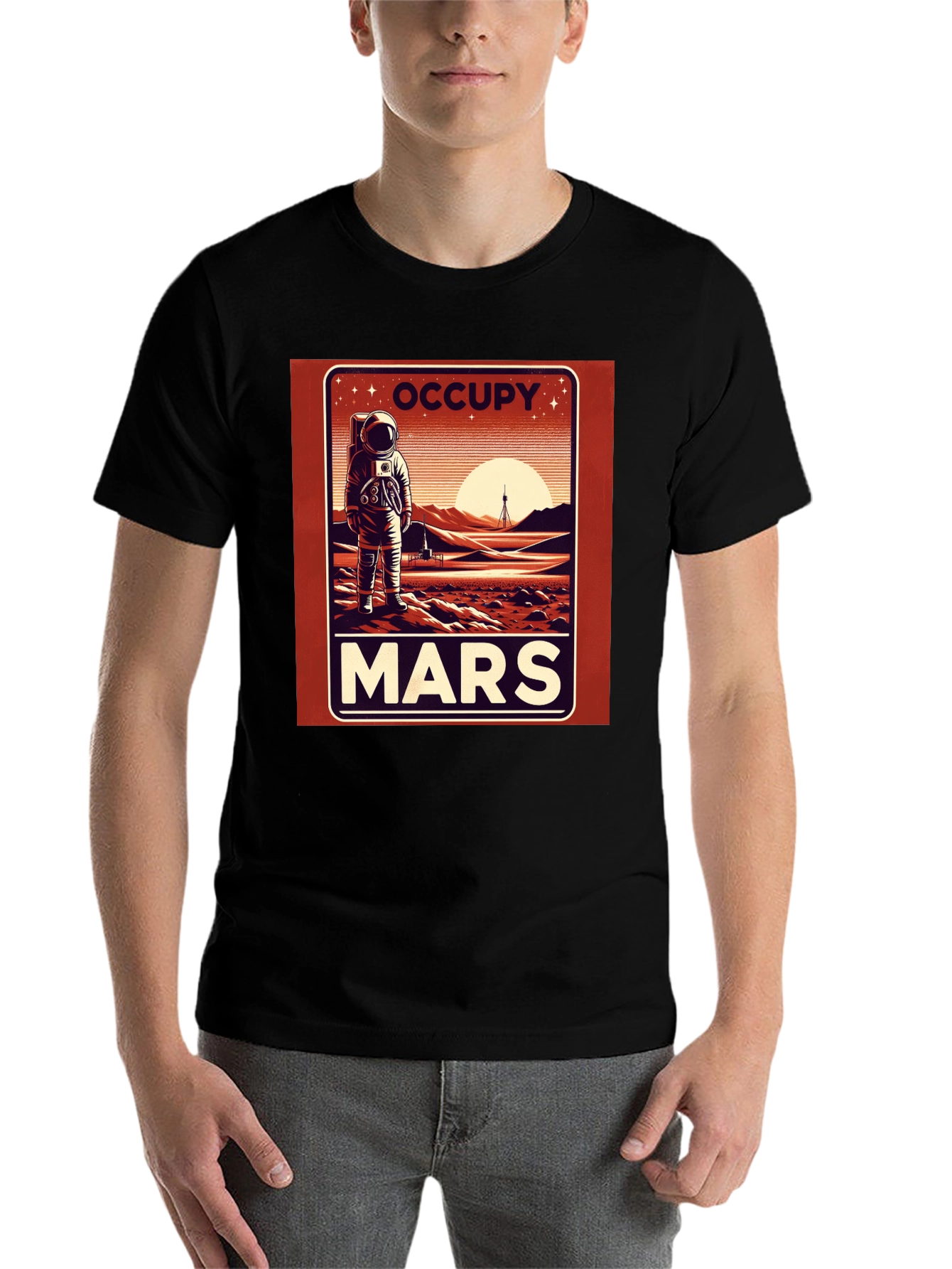 Occupy Mars Graphic T-Shirt