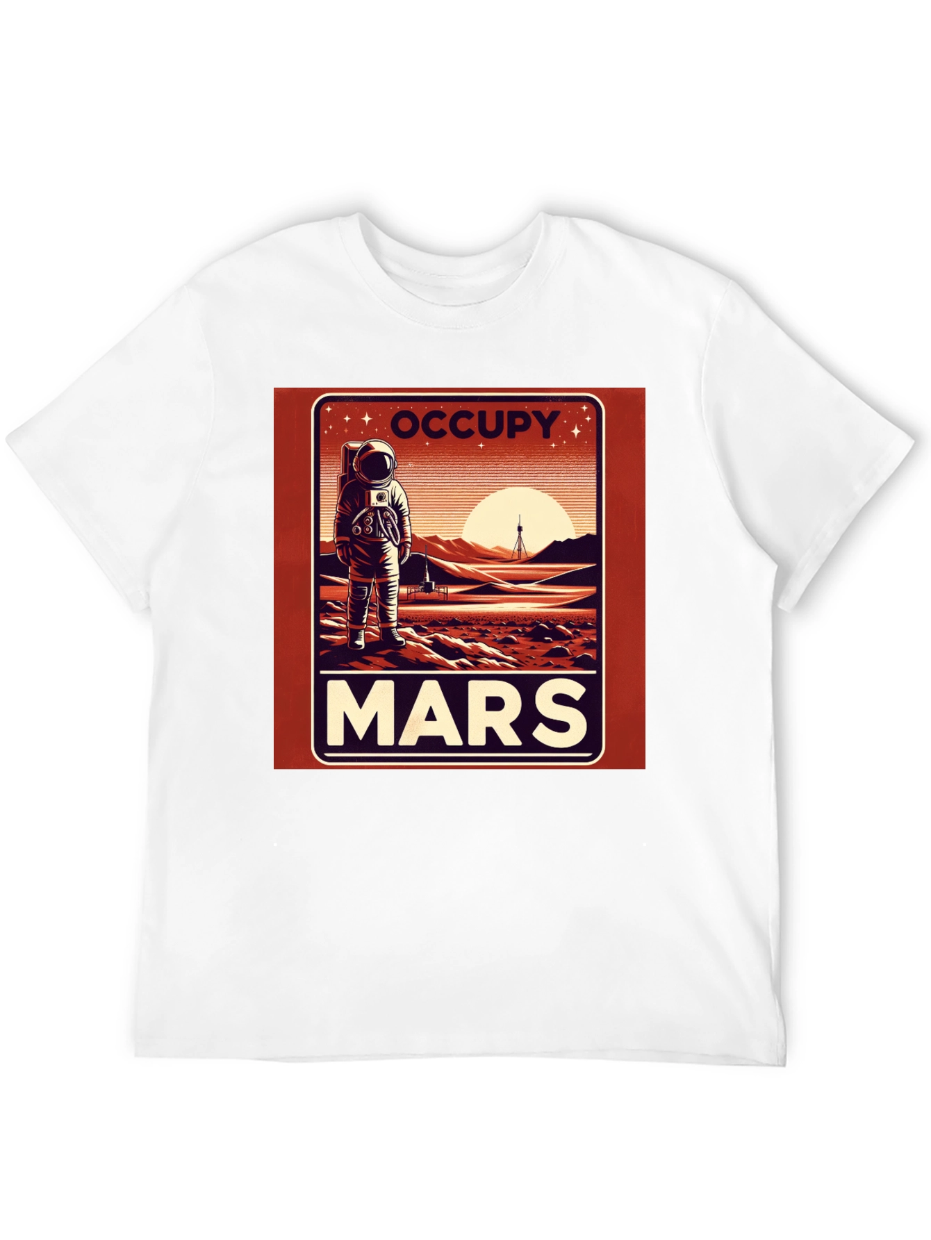 Occupy Mars Graphic T-Shirt