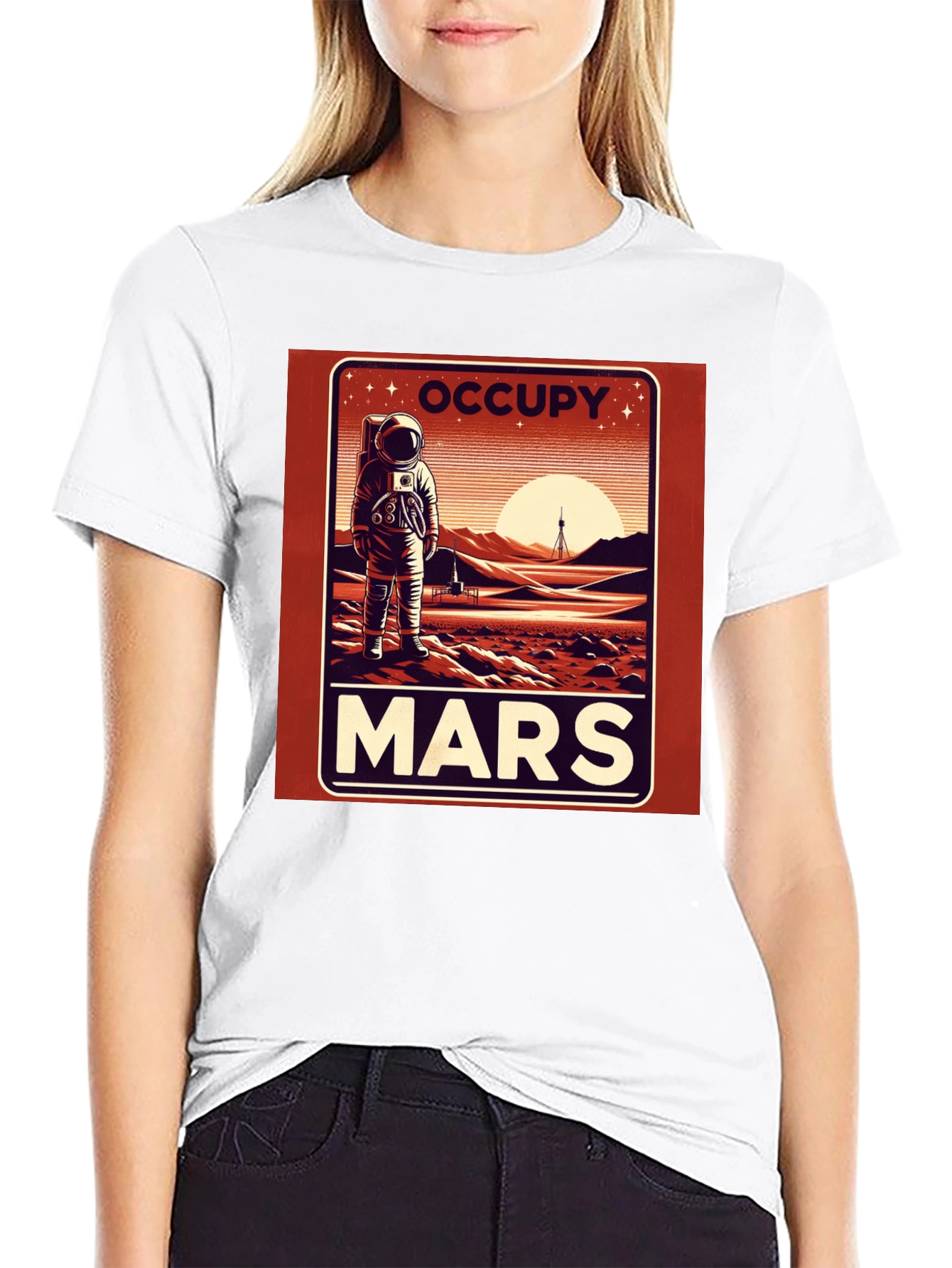 Occupy Mars Graphic T-Shirt