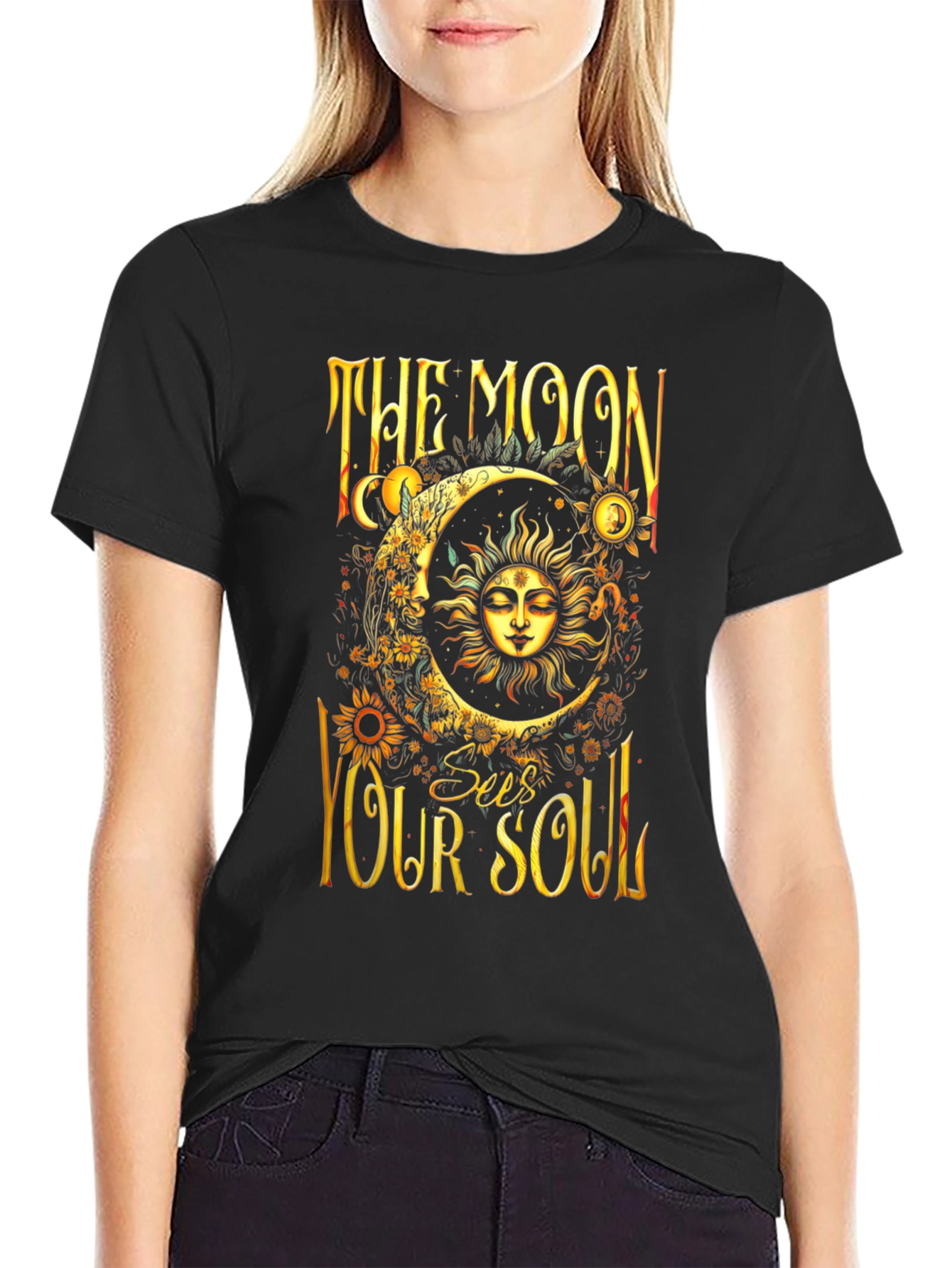 The Moon Sees Your Soul Graphic Tee