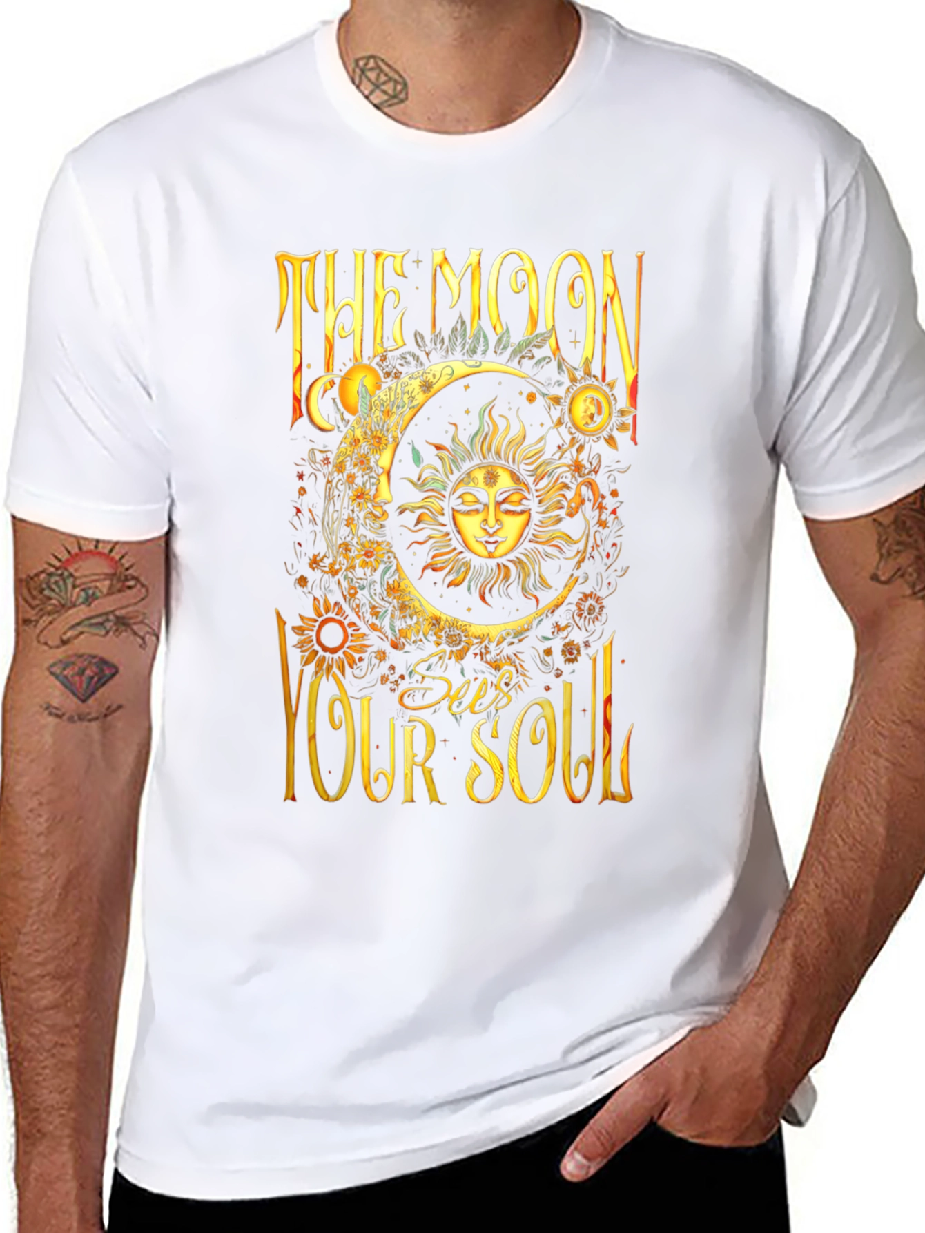 The Moon Sees Your Soul Graphic Tee
