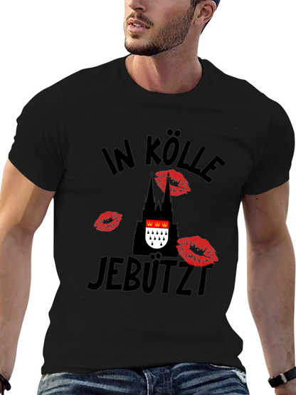 In Kölle Jebützt Black Graphic T-Shirt
