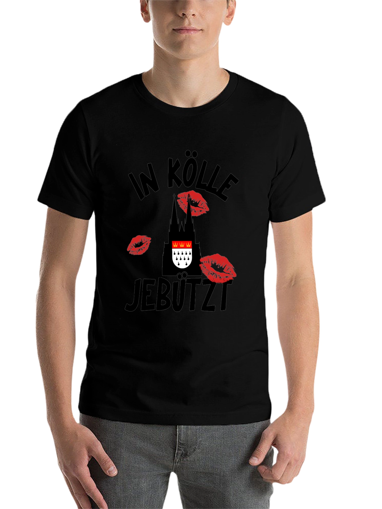 In Kölle Jebützt Black Graphic T-Shirt