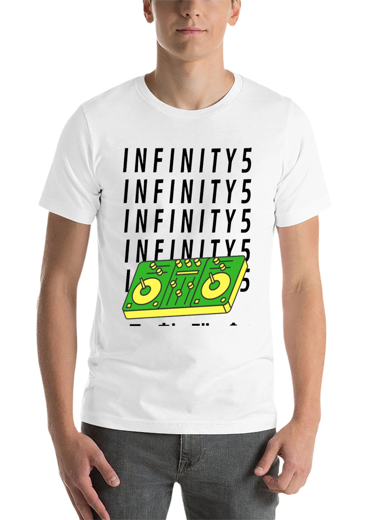 DJ Mixer Graphic Tee - Infinity5 Design