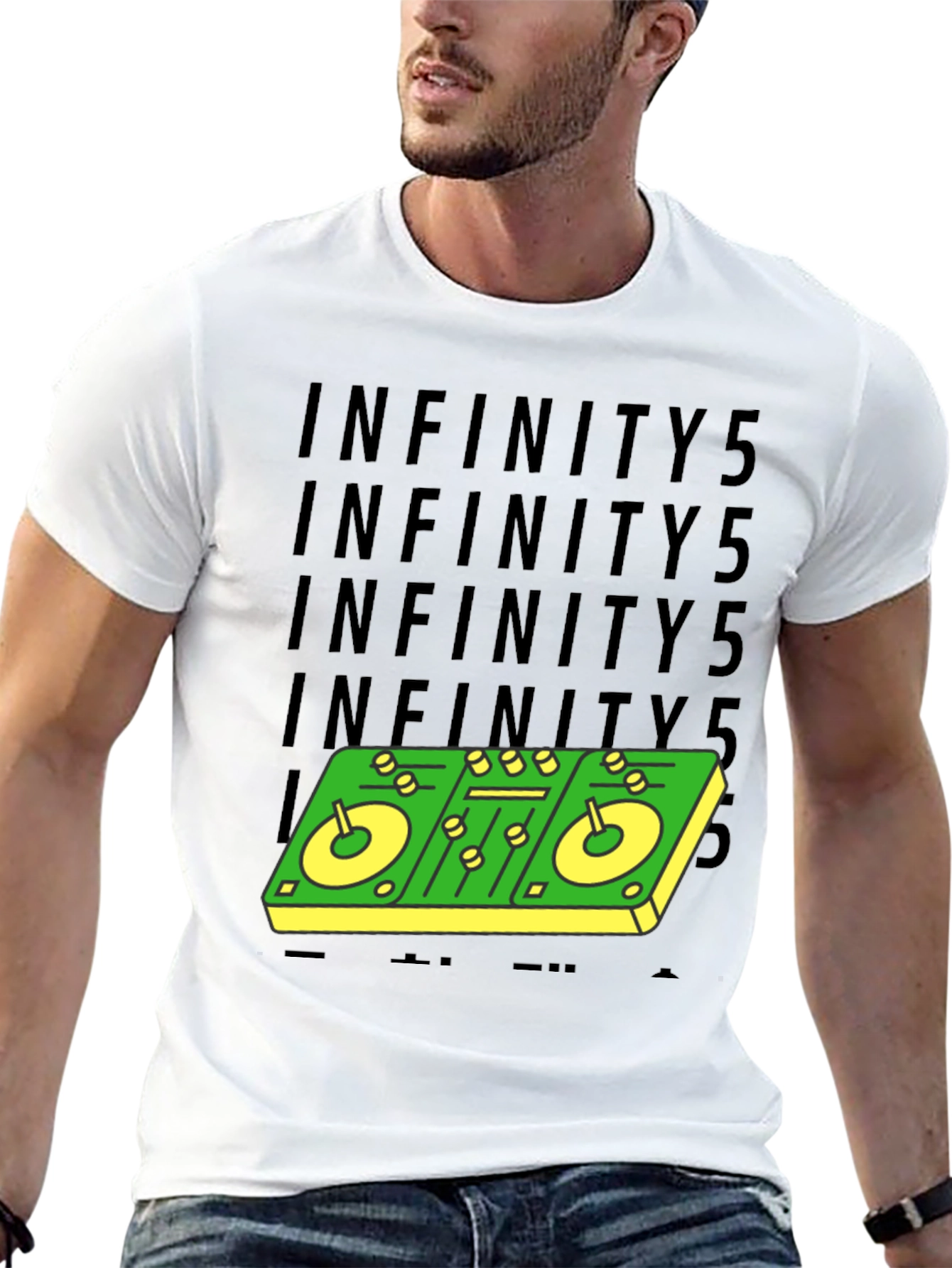 DJ Mixer Graphic Tee - Infinity5 Design