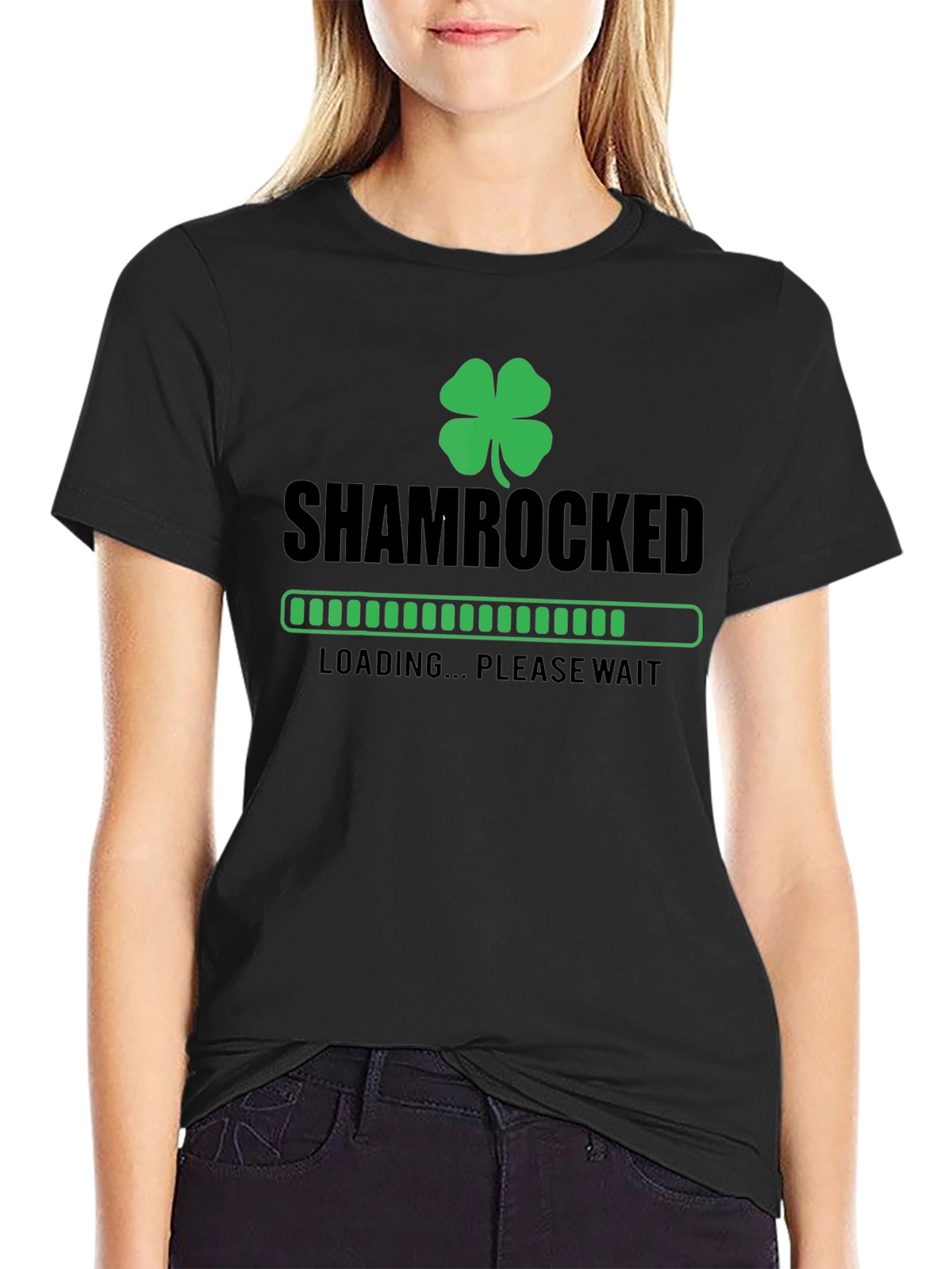 Shamrocked St. Patricks Day Loading T-Shirt