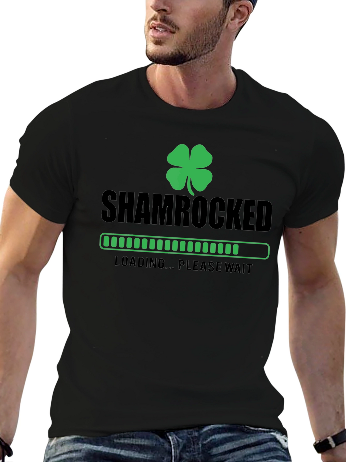 Shamrocked St. Patricks Day Loading T-Shirt