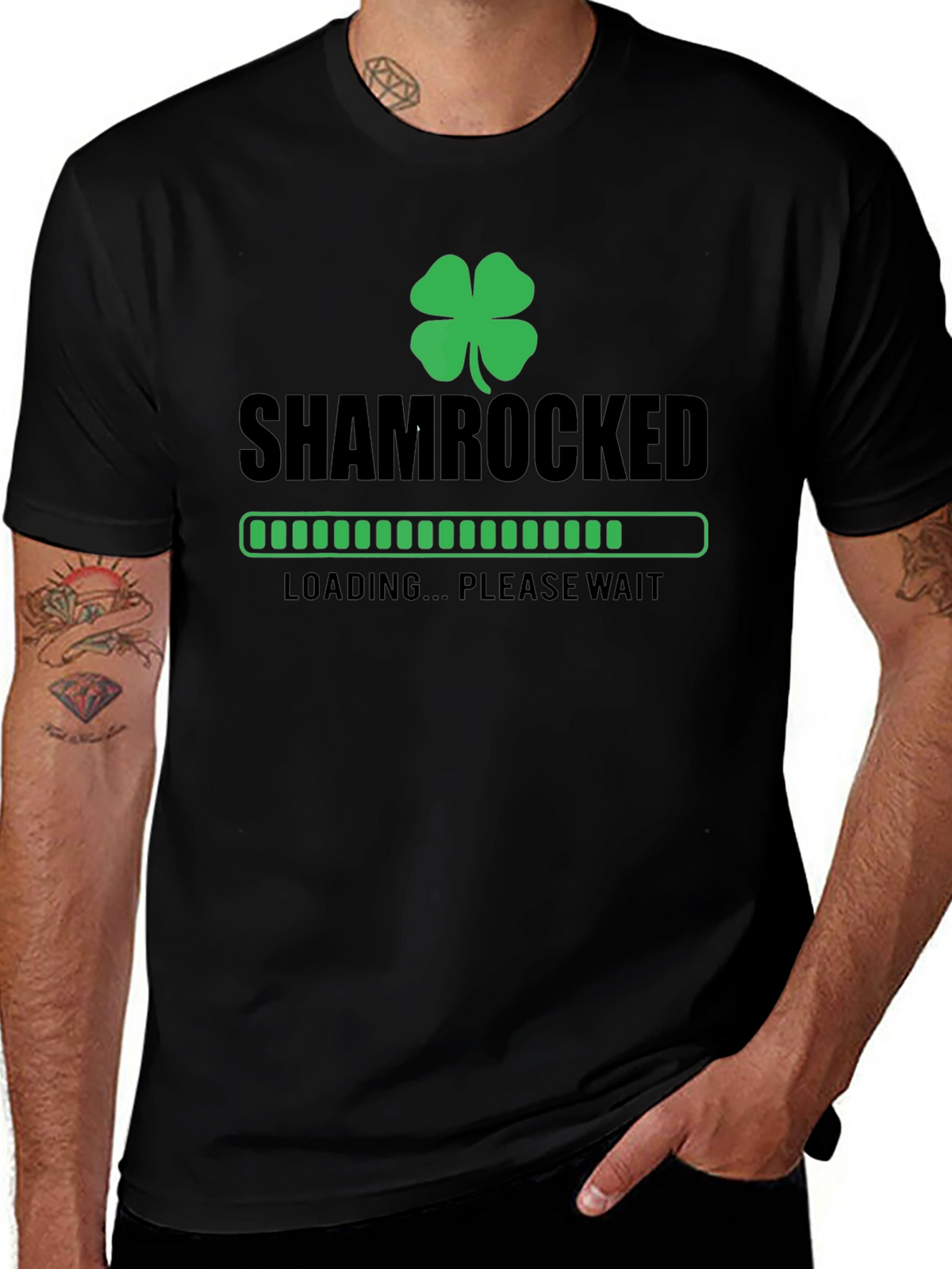 Shamrocked St. Patricks Day Loading T-Shirt