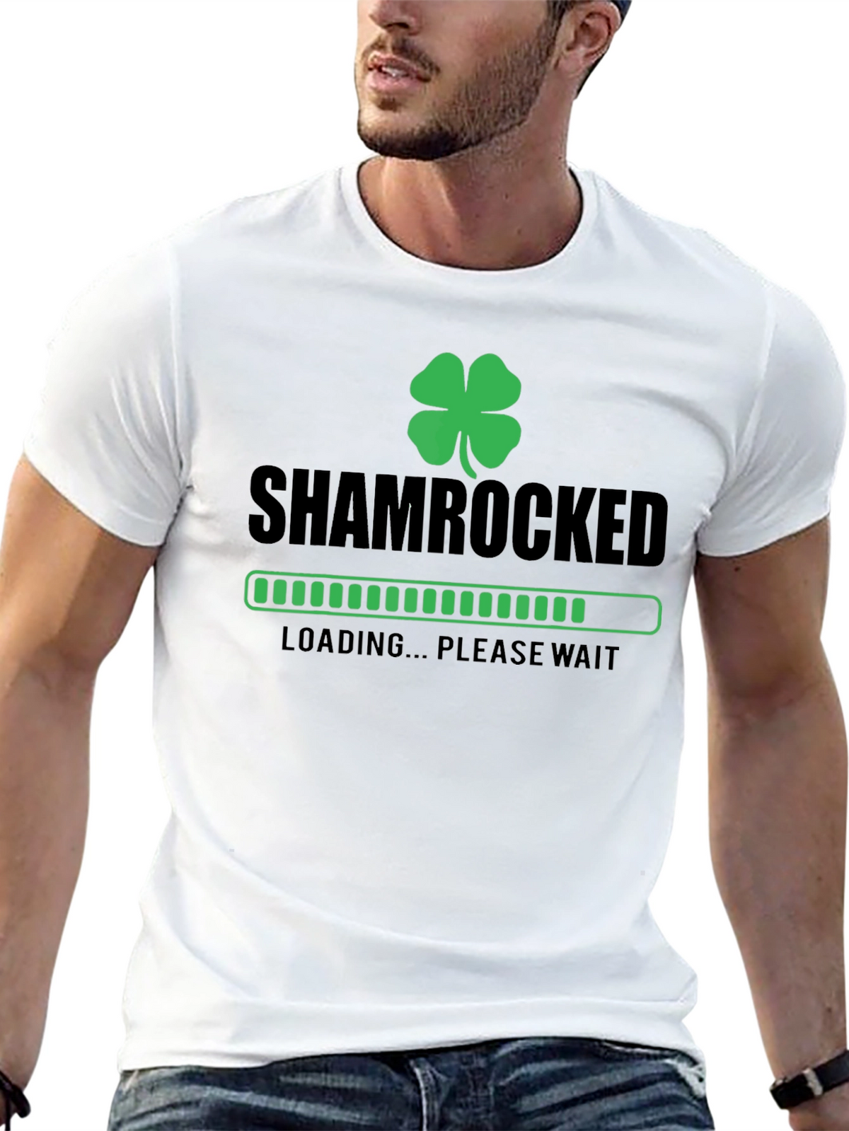Shamrocked St. Patricks Day Loading T-Shirt