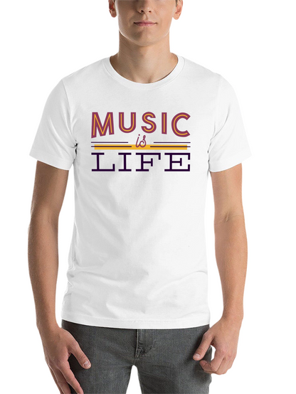 Music Is Life T-Shirt - Stylish Graphic Tee