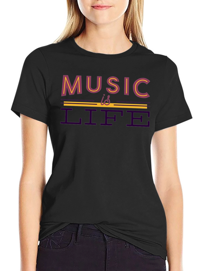 Music Is Life T-Shirt - Stylish Graphic Tee
